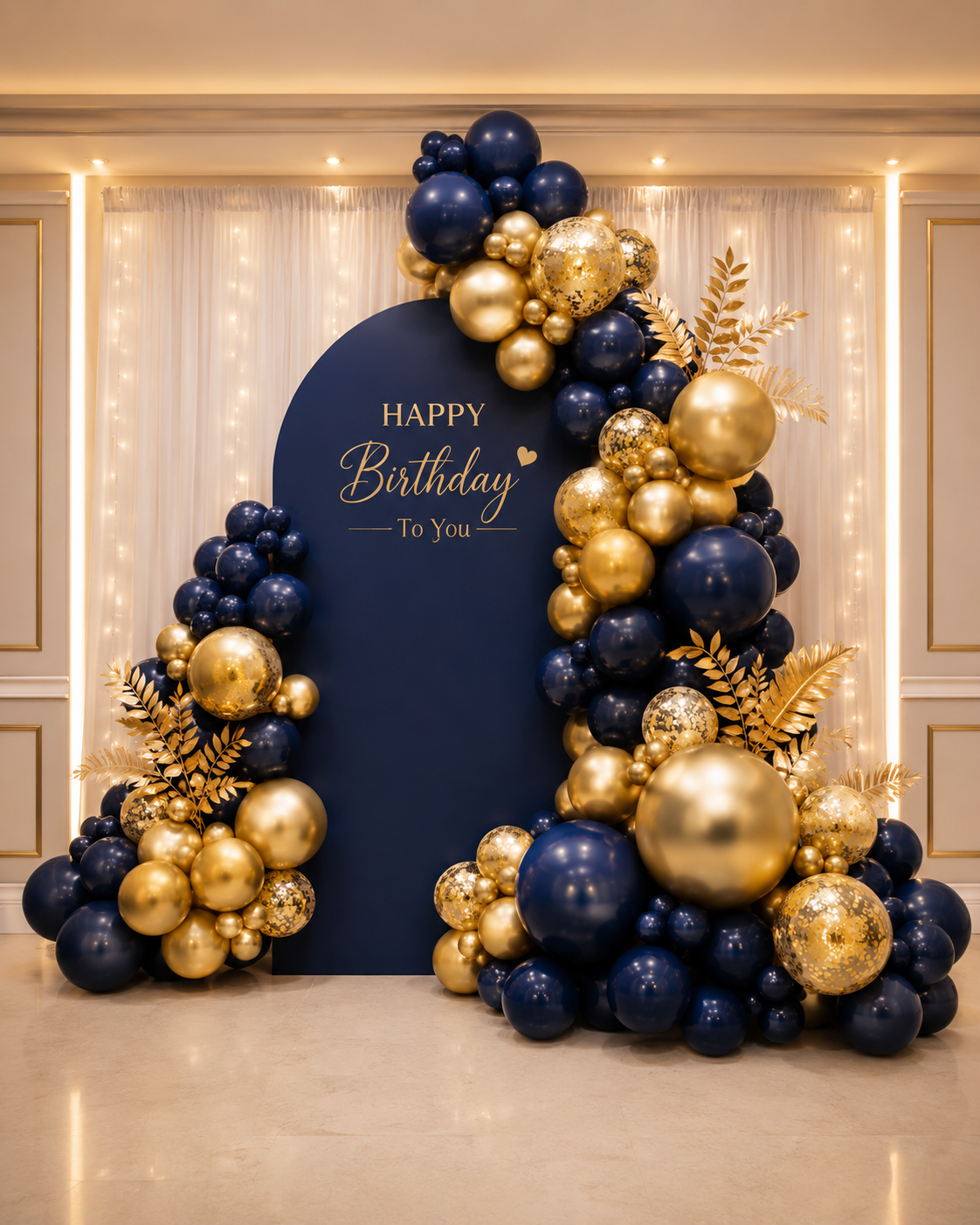 Pink and blue event styling